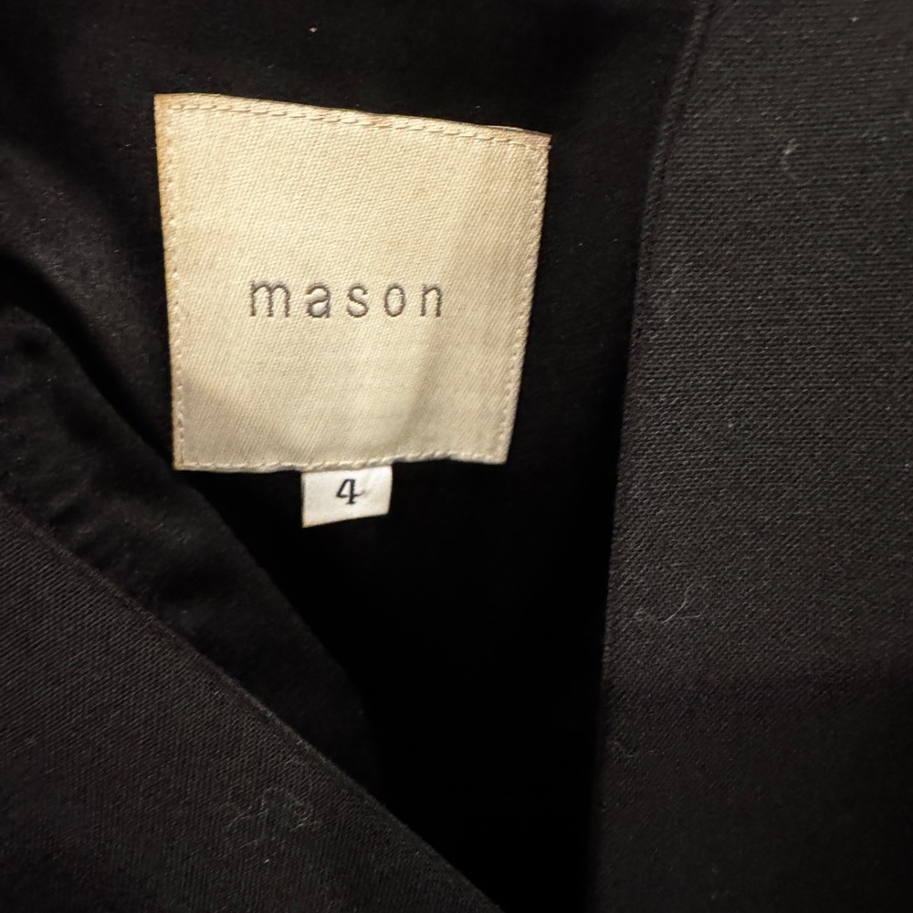 Mason Black Hi-low Dress With Back Zipper Detail - Picture 5 of 6